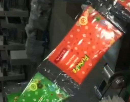 เครื่องบรรจุถุงขนมป่องอาหารความแม่นยำสูงเครื่องบรรจุขนมขบเคี้ยว