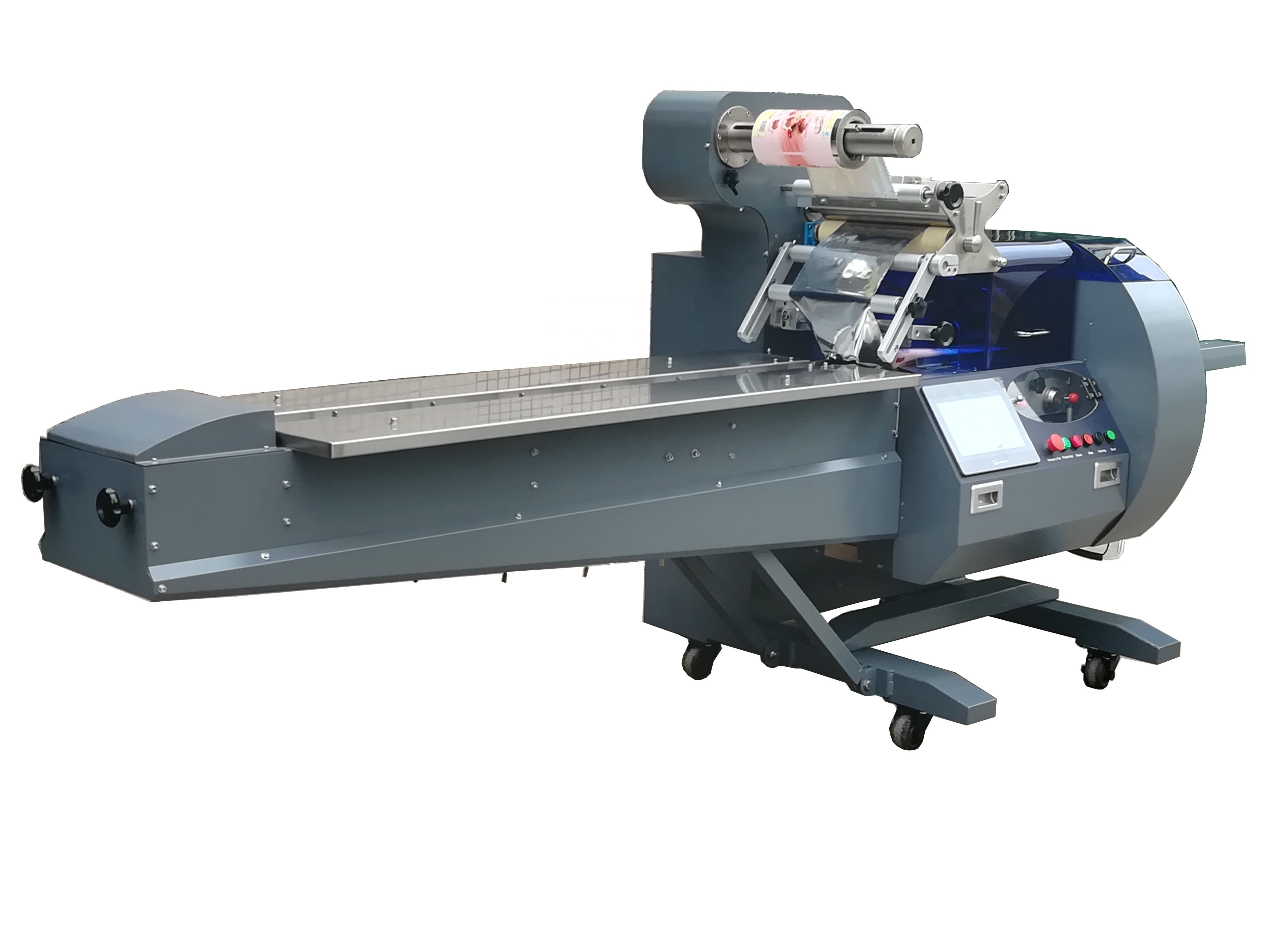 เครื่องบรรจุถุงบิสกิตคุกกี้อัตโนมัติ